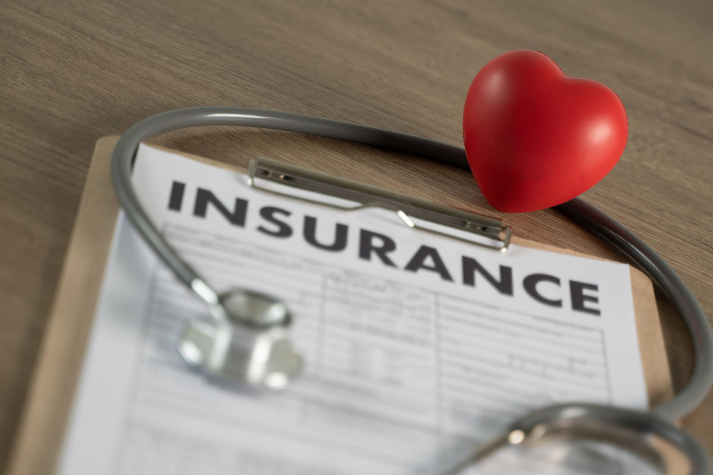 Trauma Insurance Document With Heart